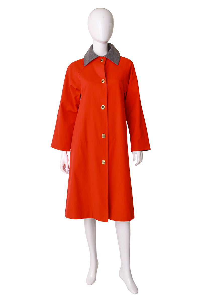 Canvas Fisherman Coat by Bonnie Cashin on mannequin @ Recess LA