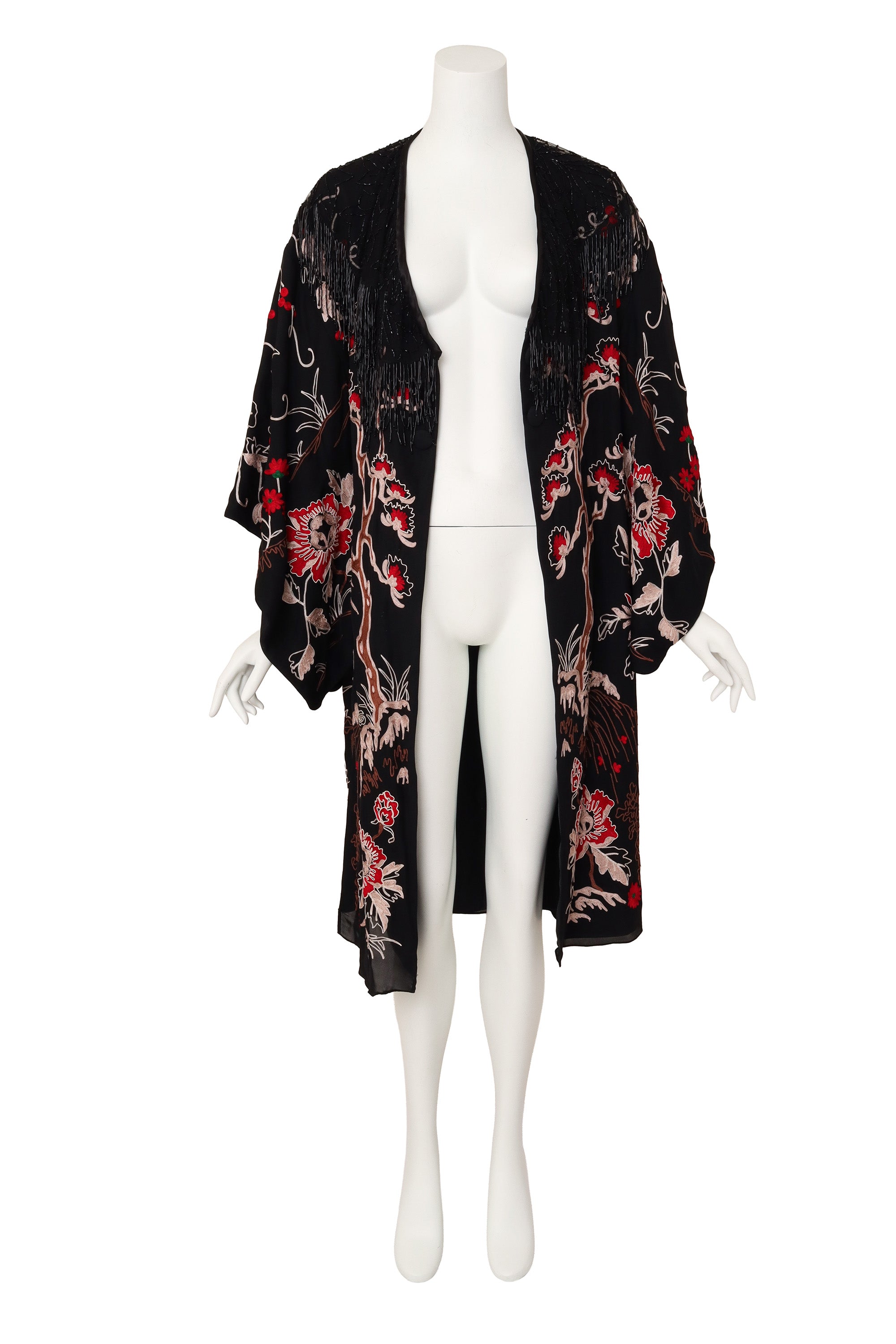 Cherry blossom embroidered kimono by Sue Wong open @ Recess LA