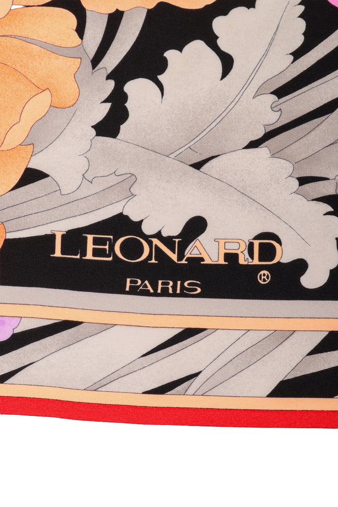 Floral Bouquet Print Scarf by Leonard signature @ Recess LA