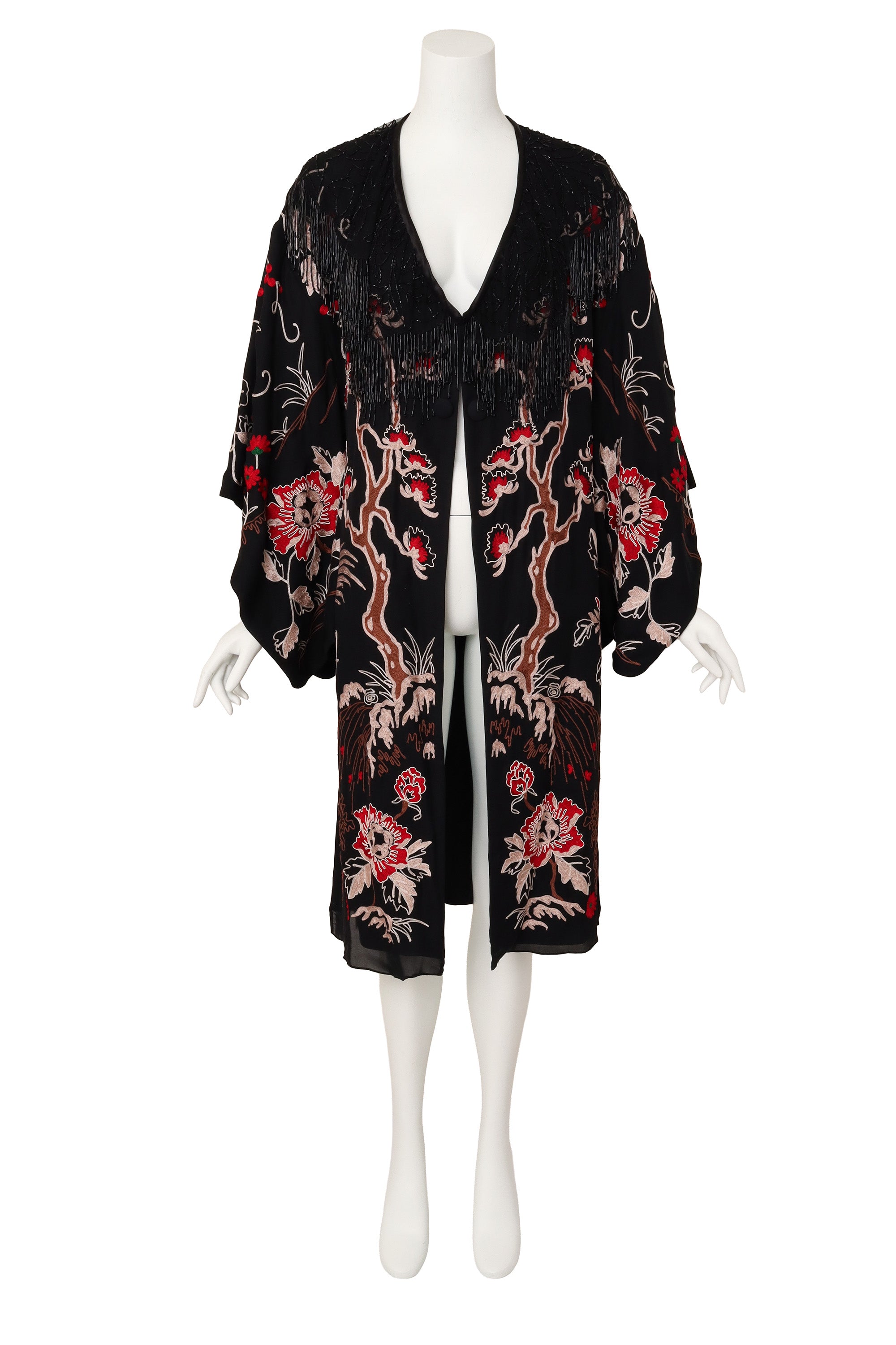 Cherry blossom embroidered kimono by Sue Wong @ Recess LA