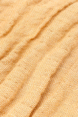 Issey Miyake Flax Linen Pleated Kimono fabric closeup @Recessla