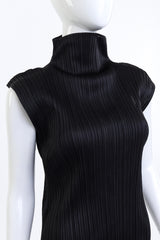 Issey Miyke Plissé Sleeveless Turtleneck Top on mannequin @RECESS LA