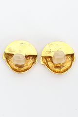 Mask earrings by Isabel Canovas on white background backs @recessla