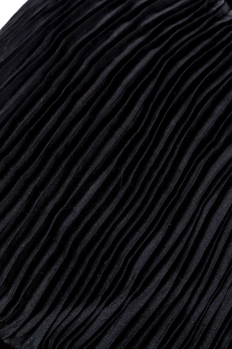 Vintage Isabelle Allard Plissé Pleat Wool Jacket pleat closeup @recess la