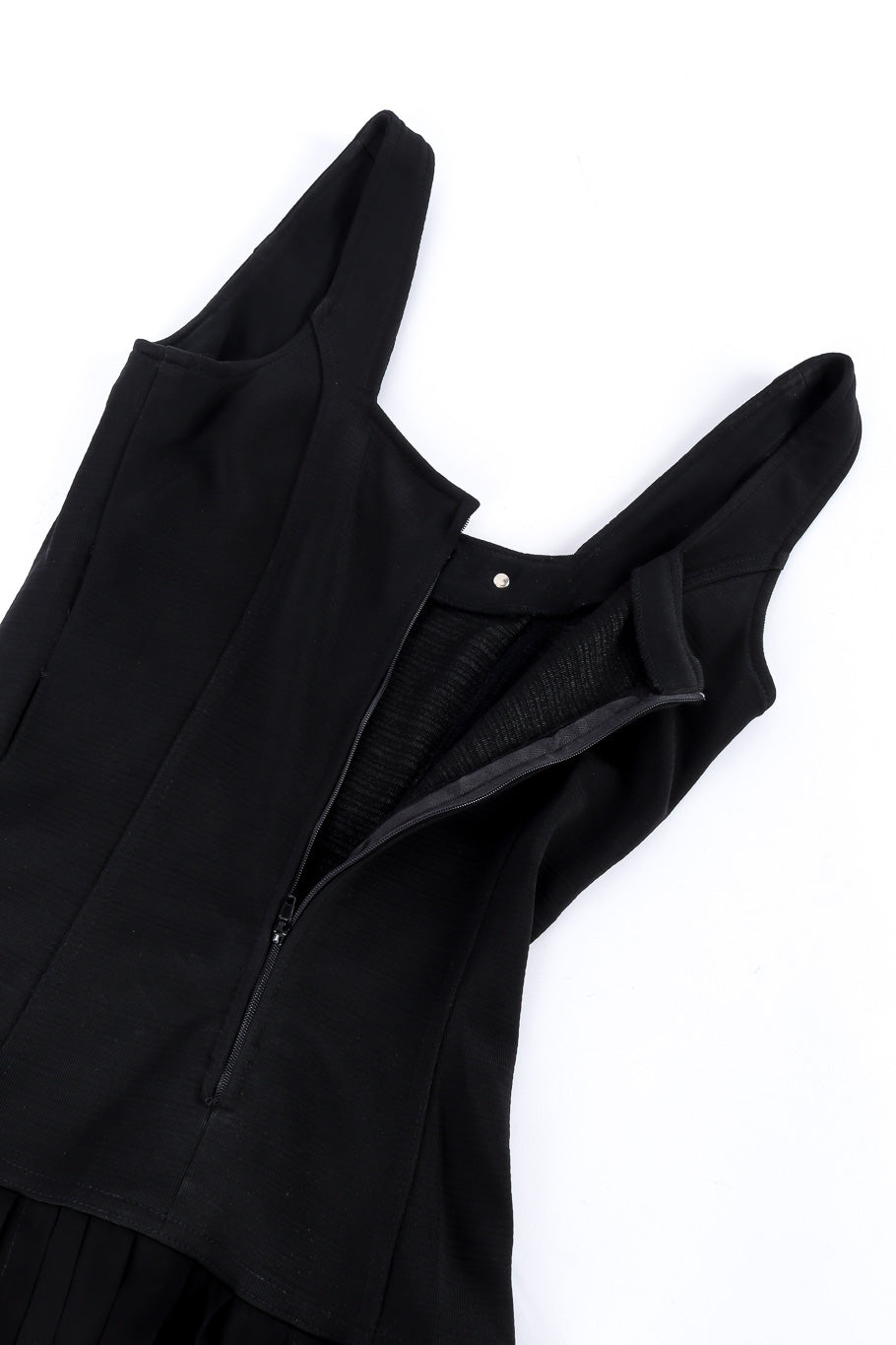 Vintage John Murrough Studded Maxi Dress zipper closeup @Recessla