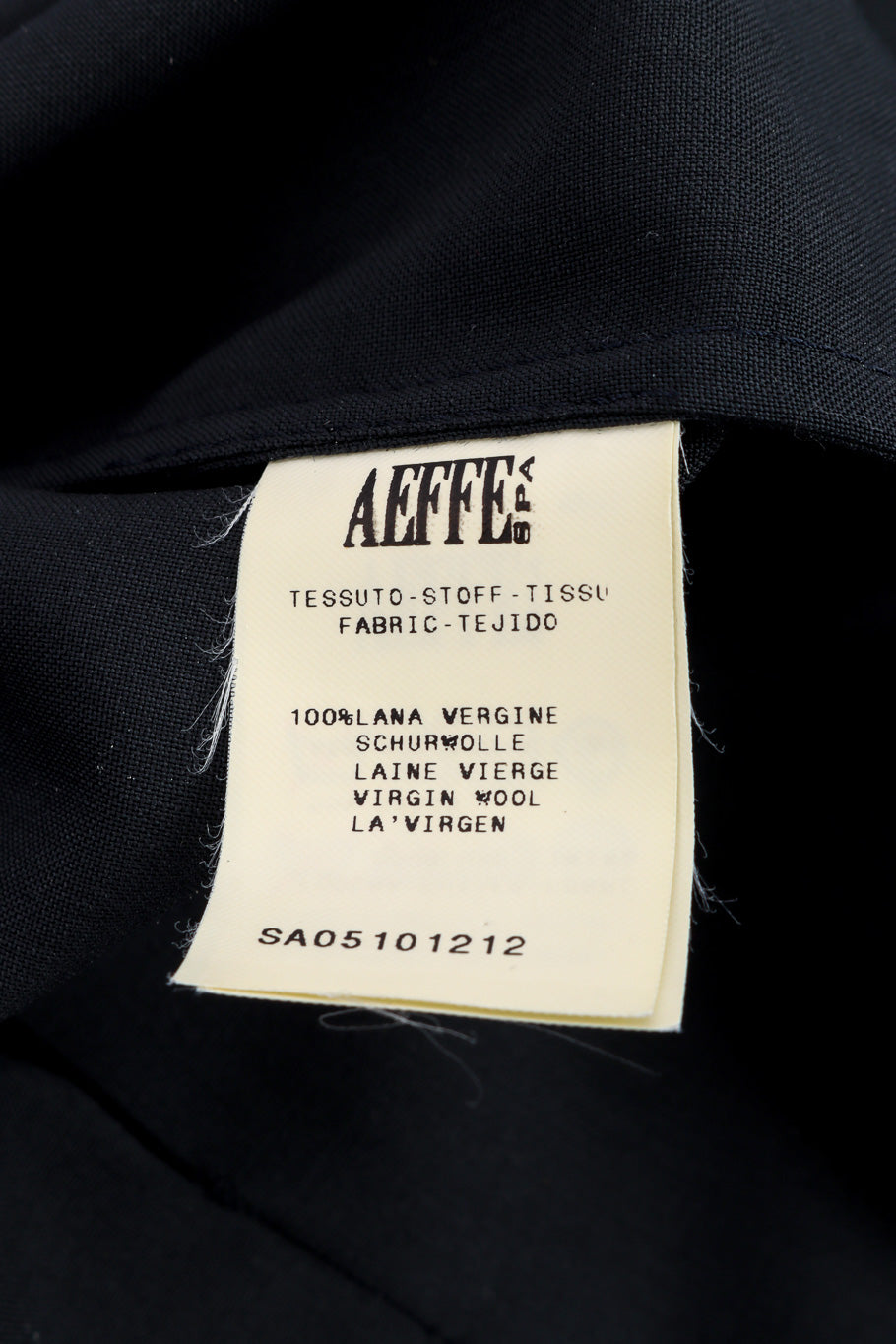 2005 S/S Pleated Drawstring Blazer by Jean Paul Gaultier fabric tag @recessla