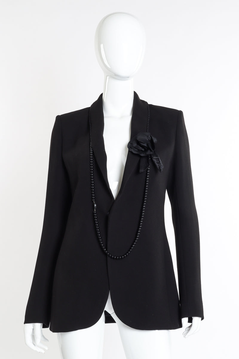 Jean Paul Gaultier Femme Ball Chain Blazer front on mannequin @recessla