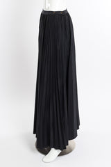 Vintage Jean Paul Gaultier Classique Pleated Maxi Skirt side on mannequin @recessla