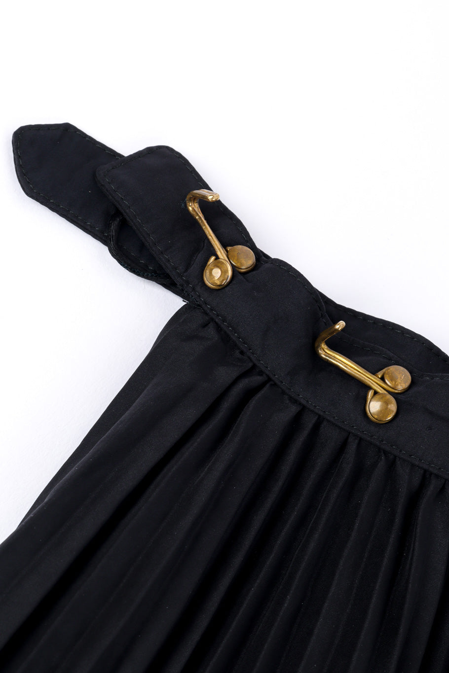 Vintage Jean Paul Gaultier Classique Pleated Maxi Skirt hook closure @recessla