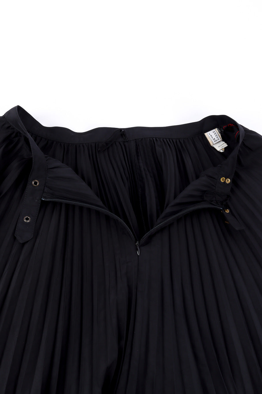 Vintage Jean Paul Gaultier Classique Pleated Maxi Skirt waist back unzipped @recessla
