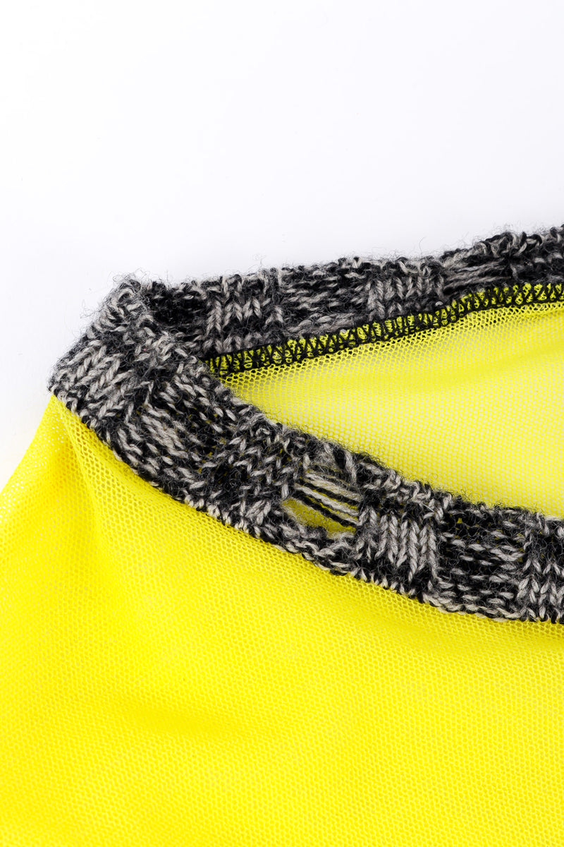 Jean Paul Gaultier Neon Mesh & Knit Top – Recess