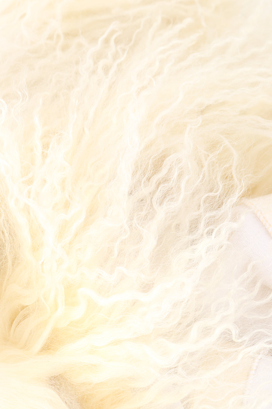 Jean Paul Gaultier Mongolian Shawl fur closeup @recessla