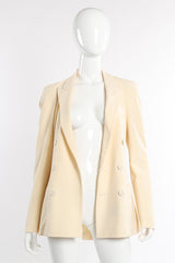 Jean Paul Gaultier Open Back Blazer open front on mannequin @recessla