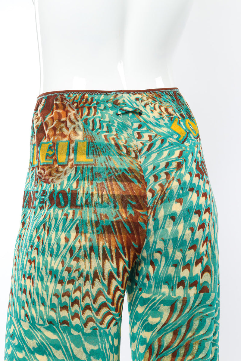 Vintage Jean Paul Gaultier Soleil Sea Scape Print Mesh Pants – Recess