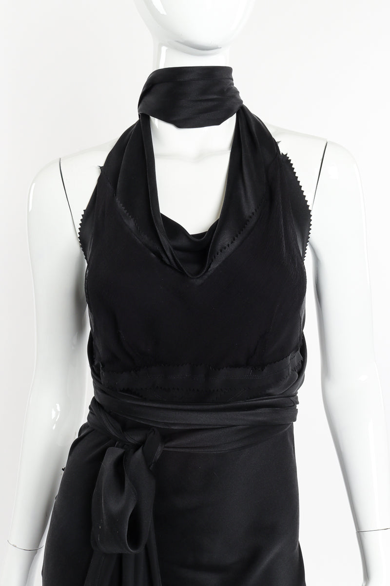 Vintage Jean Paul Gaultier Silk Tie Halter Dress Recess Vintage Jean Paul Gaultier Silk Tie Halter Dress Recess