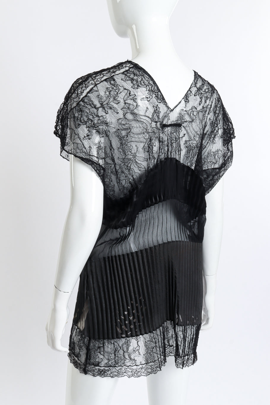 Jean Paul Gaultier Plissé & Lace Top back mannequin @RECESS LA