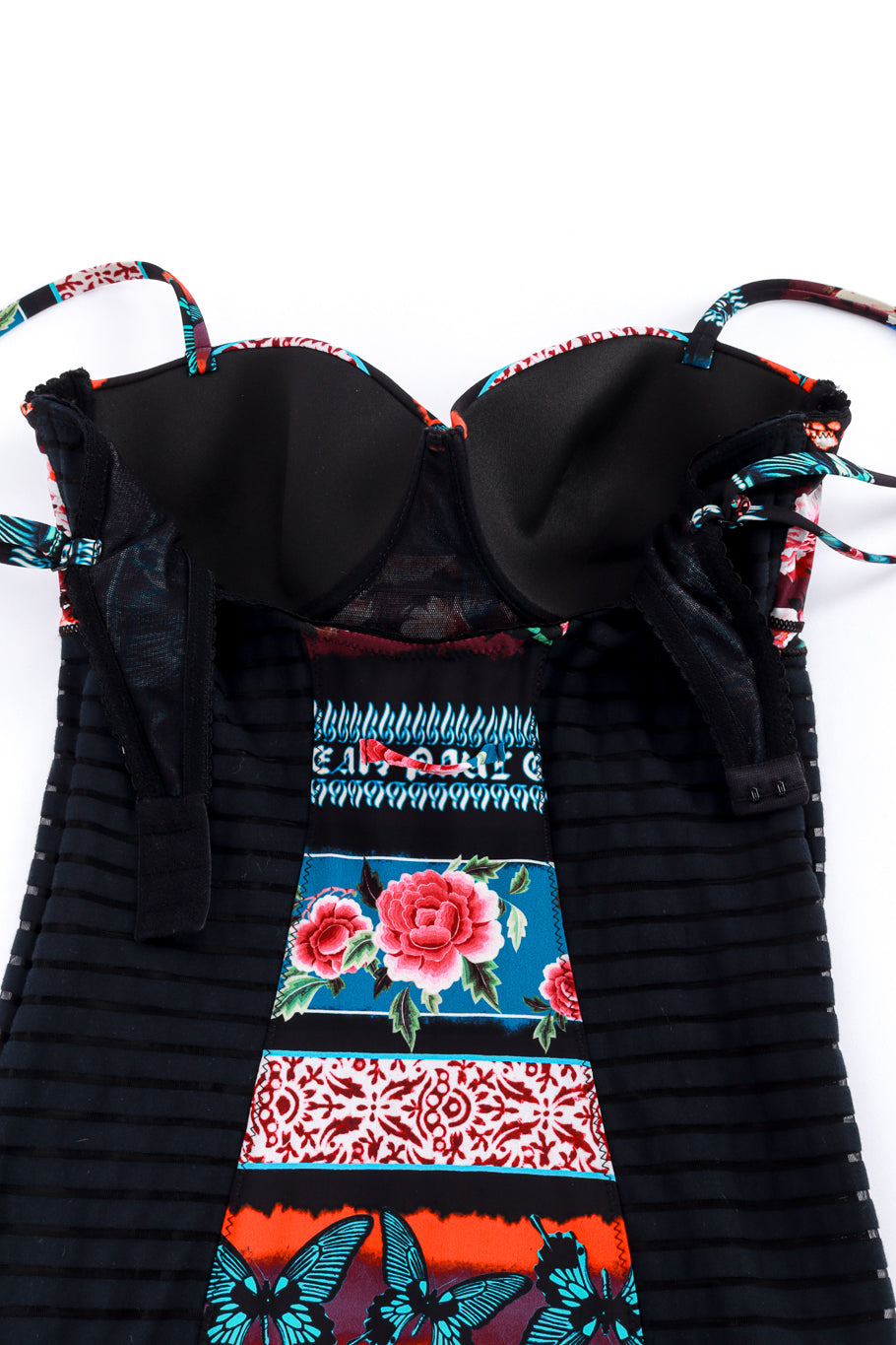 Bodycon bustier dress by Jean Paul Gaultier Soleil back @recess LA