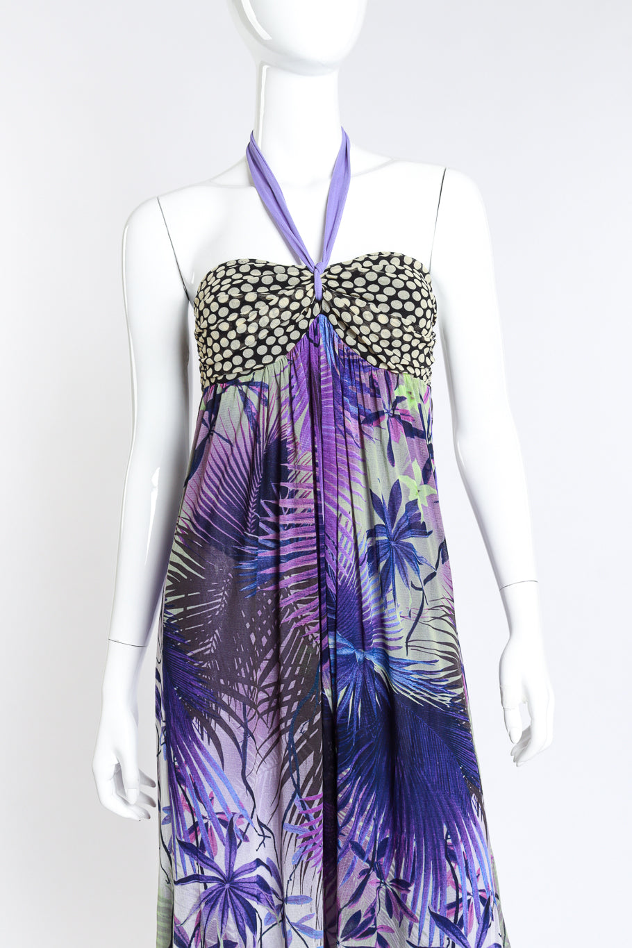 Gaultier 2009 P&P Maxi Dress detail on mannequin @RECESS LA
