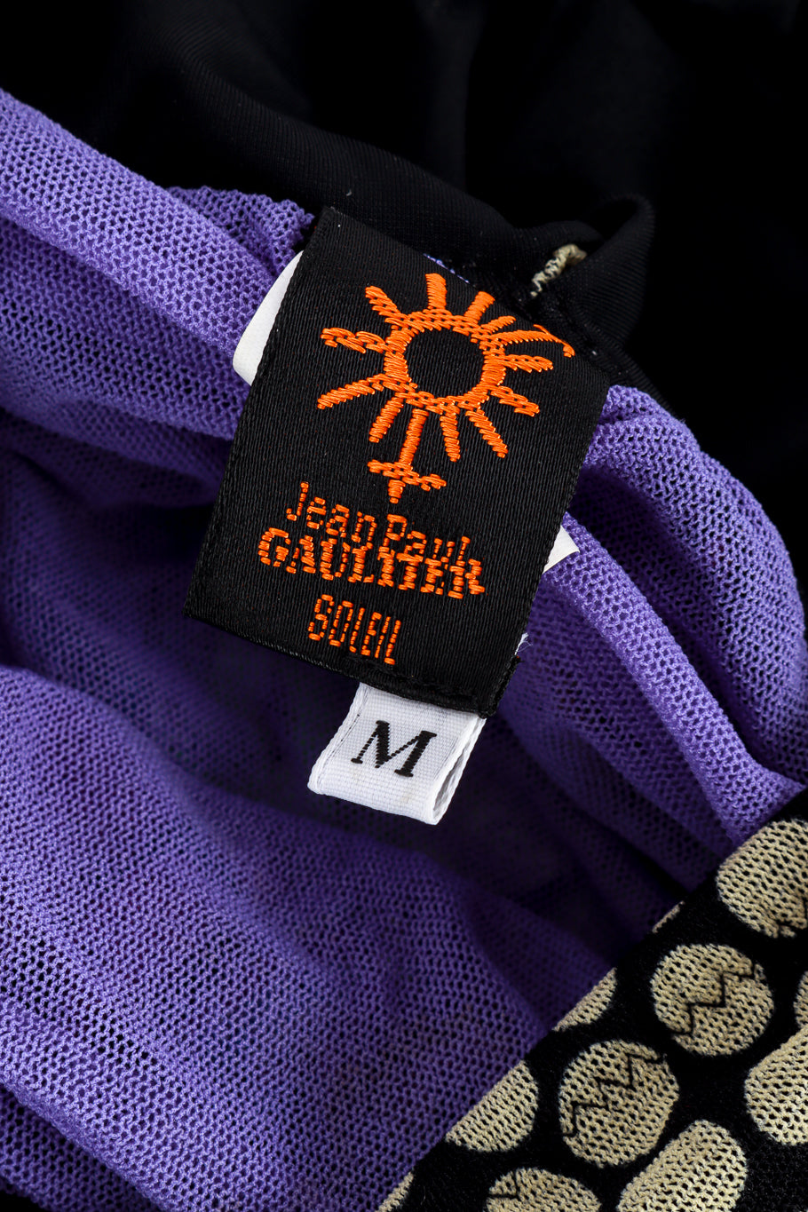 Gaultier 2009 P&P Maxi Dress label detail @RECESS LA