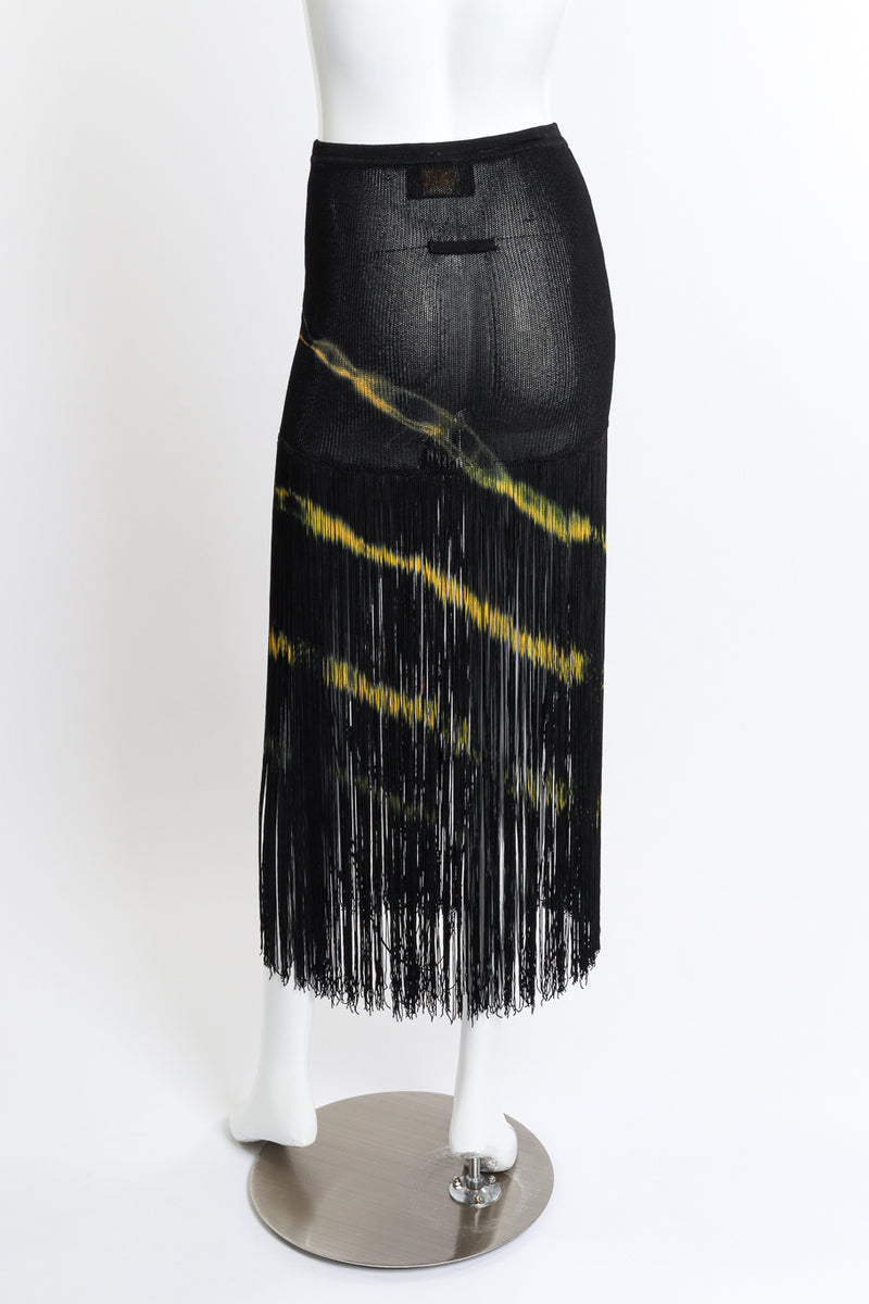 Jean Paul Gaultier Fringe Skirt back on mannequin @RECESS LA