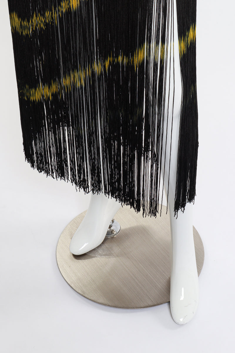 Jean Paul Gaultier Fringe Skirt fringe on mannequin @RECESS LA