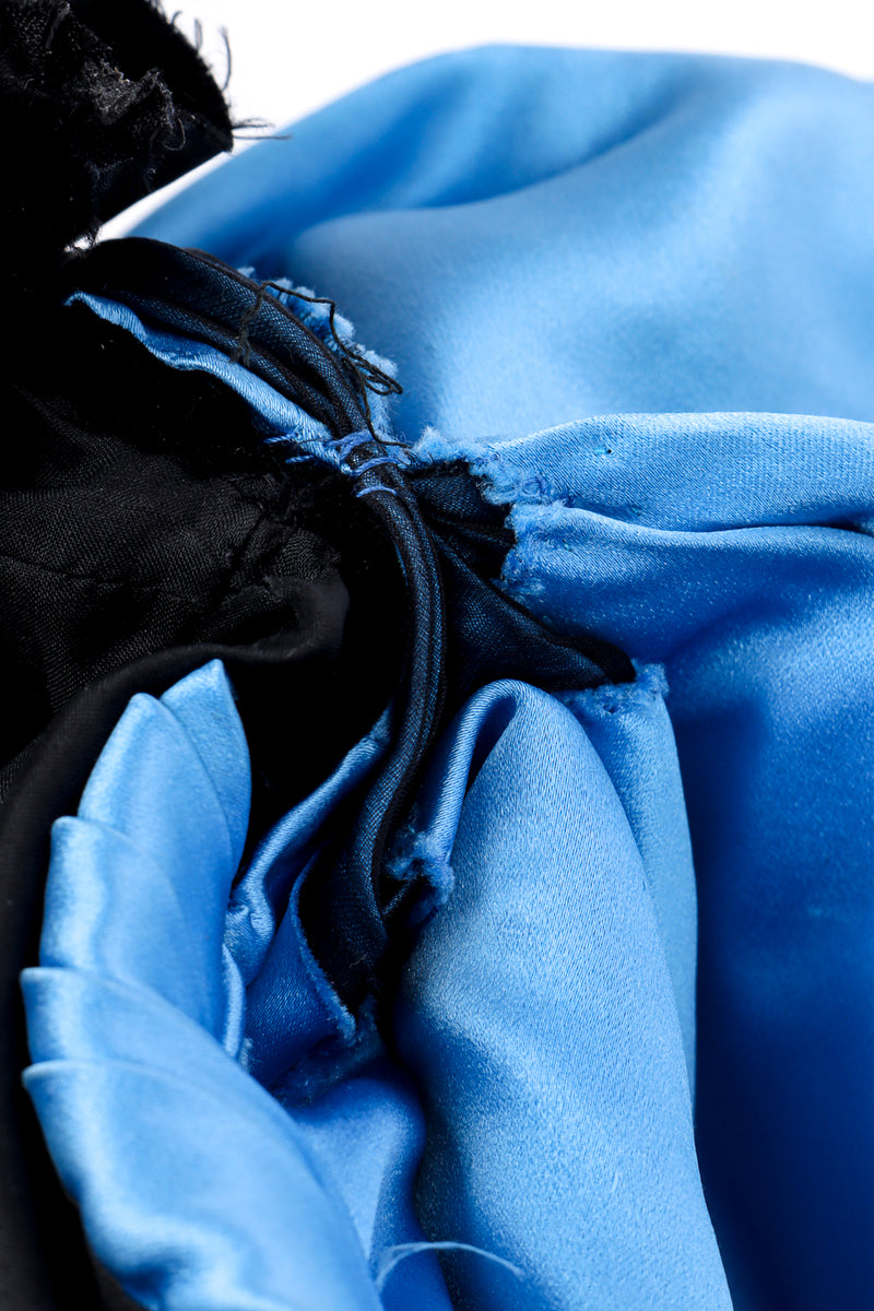 Vintage Jacqueline de Ribes Silk Shoulder Wrap Gown loose seam @recessla
