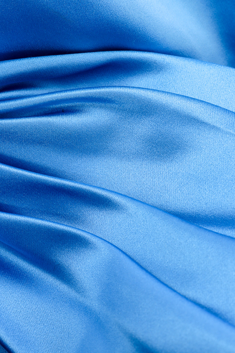 Vintage Jacqueline de Ribes Silk Shoulder Wrap Gown fabric closeup @recessla