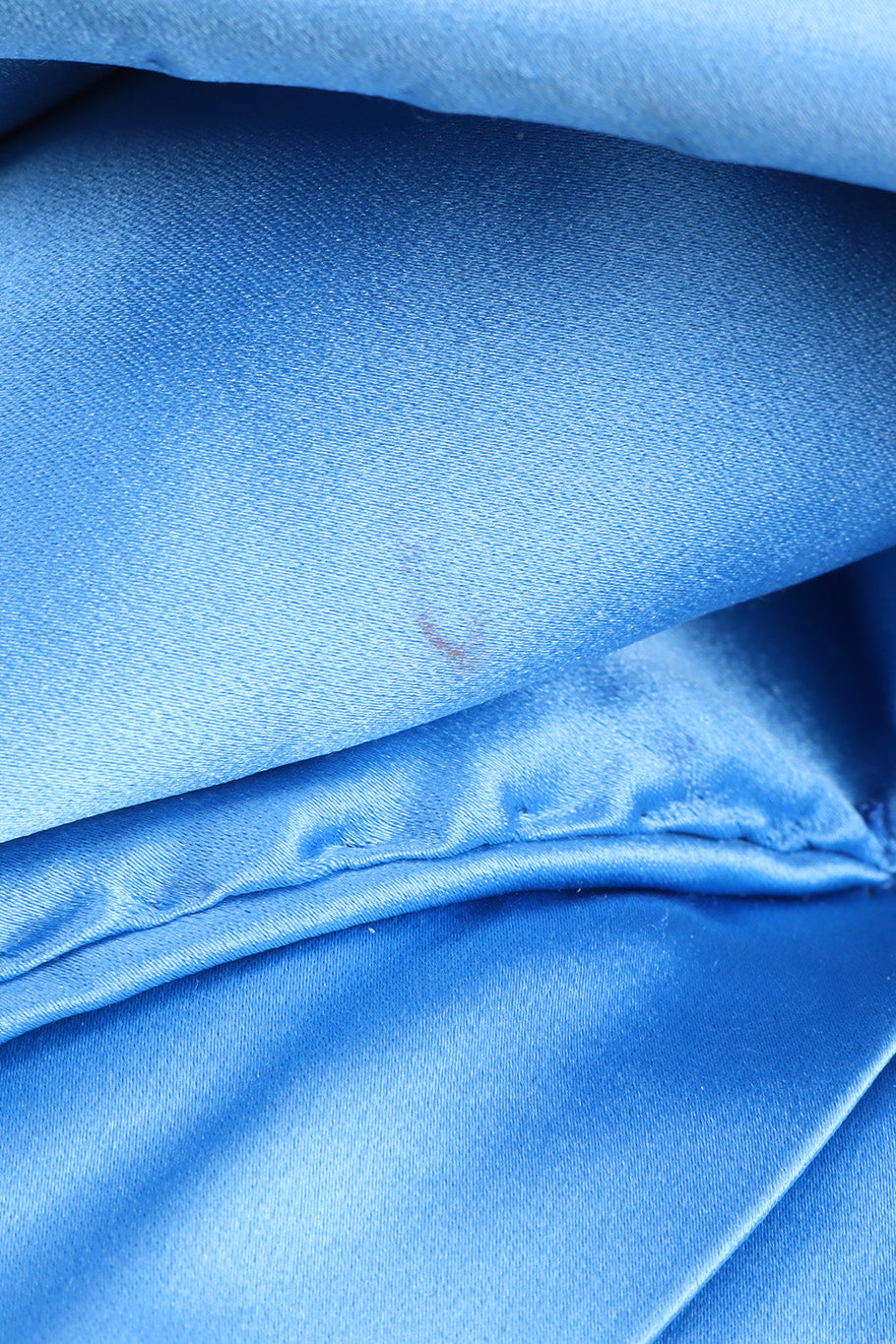 Vintage Jacqueline de Ribes Silk Shoulder Wrap Gown small stain closeup @recessla