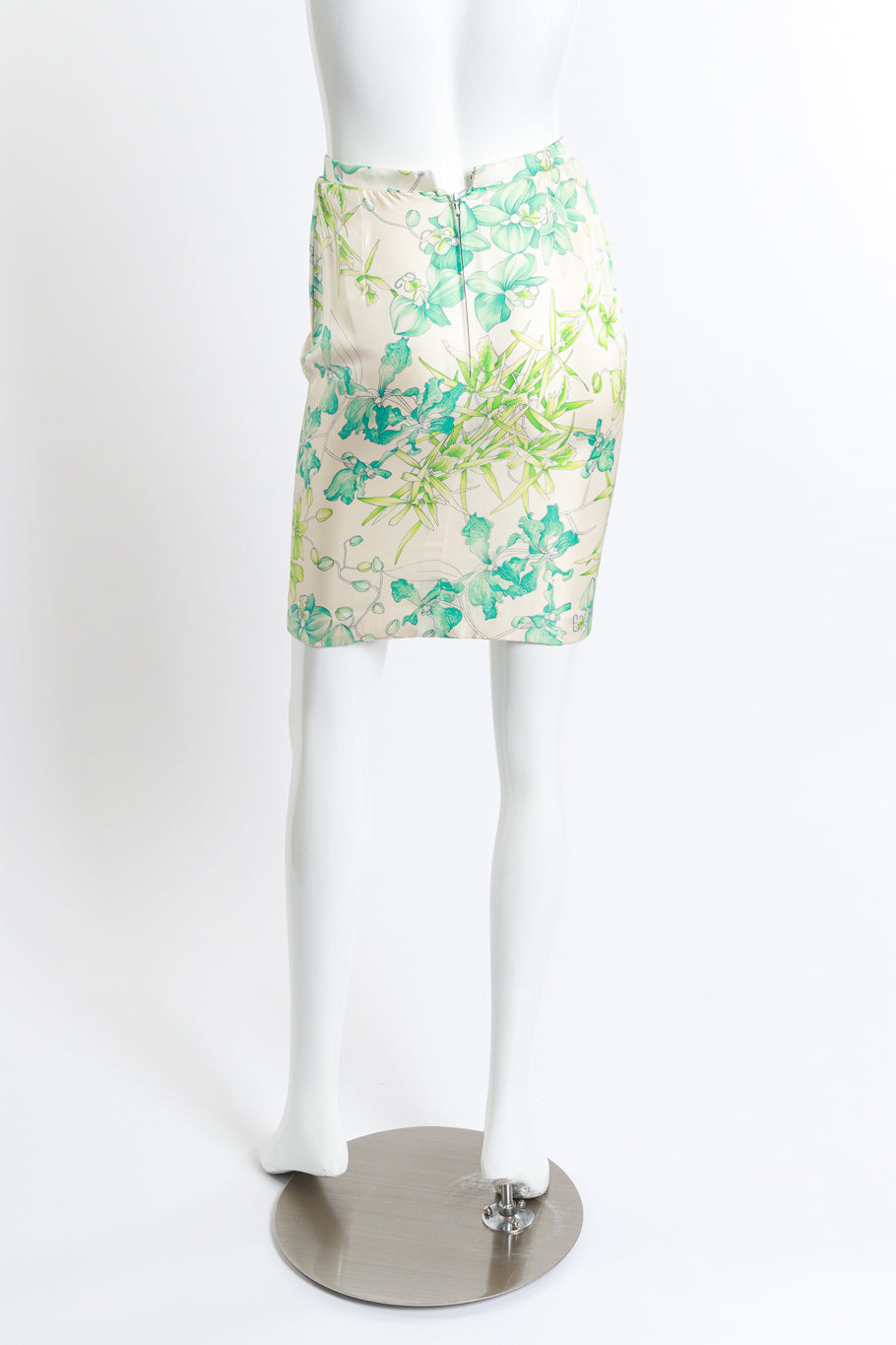 Ballon Sleeve Skirt Set by Jean Louis Scherrer skirt back mannequin @RECESS LA
