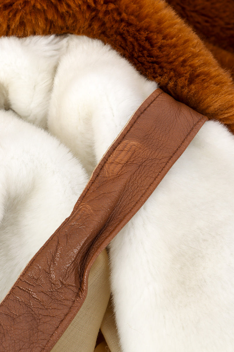 Vintage Jean-Charles de Castelbajac Teddy Bear Coat leather damage closeup @recessla