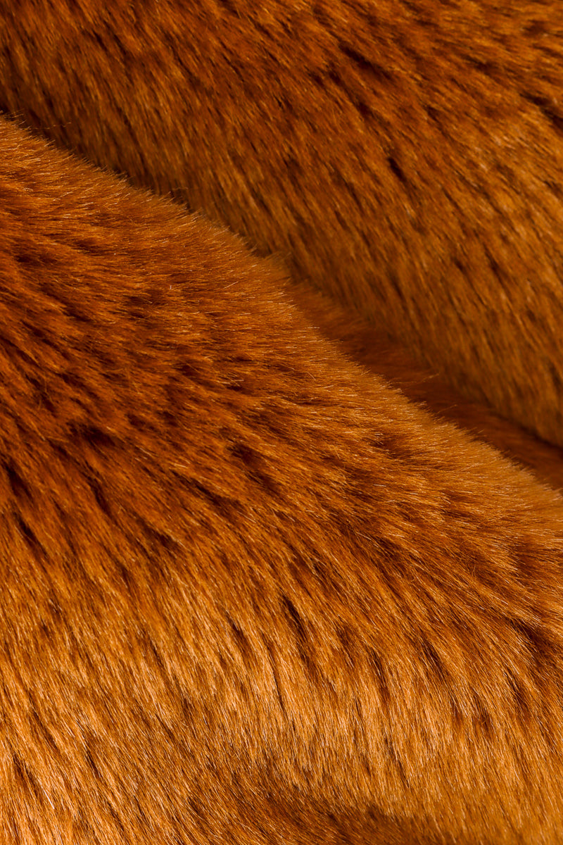 Brown Crazy Bear Faux Fur Fabric By The Yard