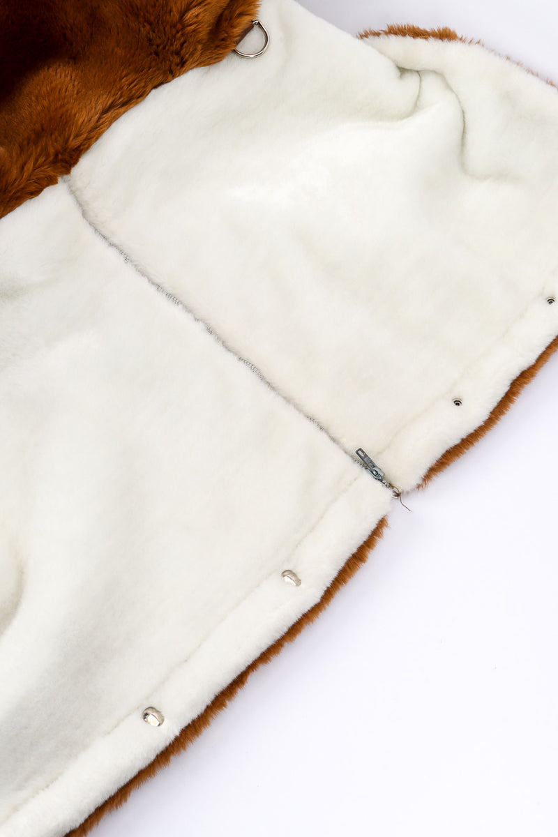 Vintage Jean-Charles de Castelbajac Teddy Bear Coat zippered hood closeup @recessla