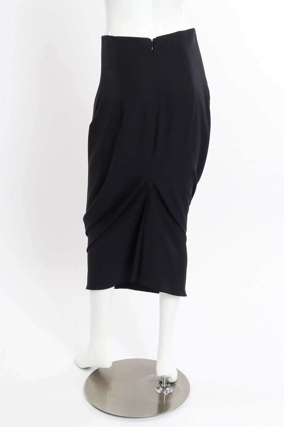 Vintage John Galliano 1999 S/S Draped Skirt back on mannequin @recessla