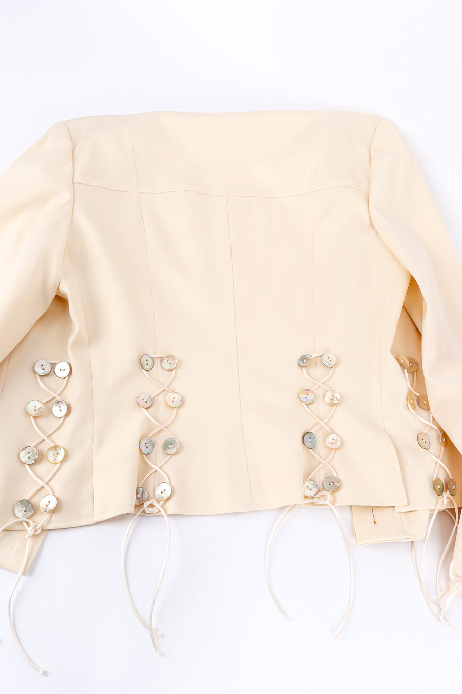 John Galliano Mother of Pearl Jacket & Skirt Set – Recess