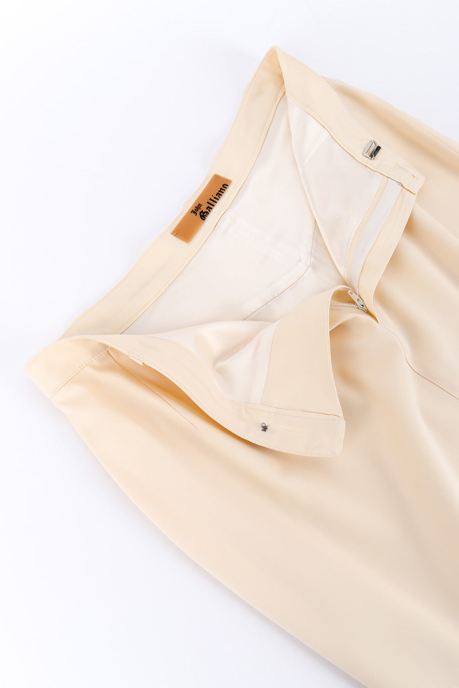 Skirt suit by John Galliano flat lay skirt unzipped @recessla