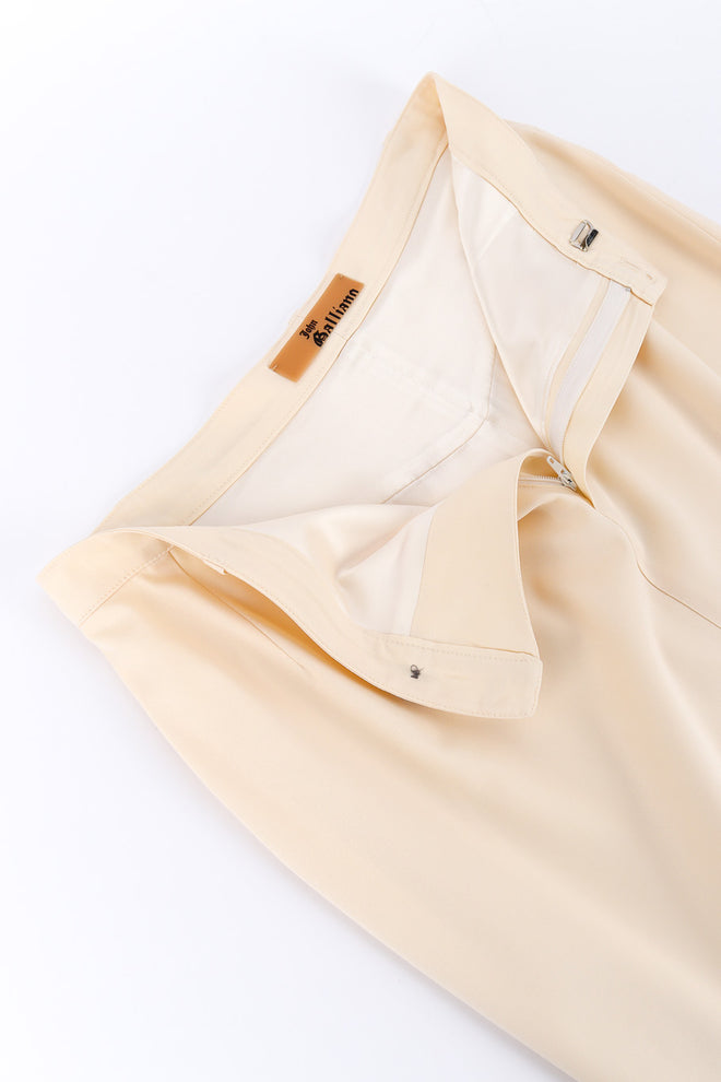 Skirt suit by John Galliano flat lay skirt unzipped @recessla