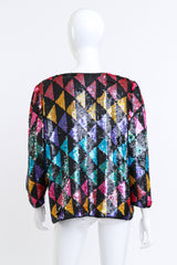 Jean for Joseph Le Bon Geometric Sequin Silk Jacket on mannequin @RECESS LA