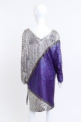 Judith Ann Creations Oversized Striped Sequin Silk Dress on mannequin @RECESS LA