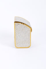 Vintage Judith Leiber Rhinestone Minaudière Box Bag side @recess la