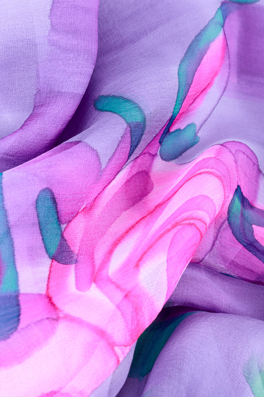 Judy Hornby Smocked Floral Maxi Dress fabric detail @RECESS LA