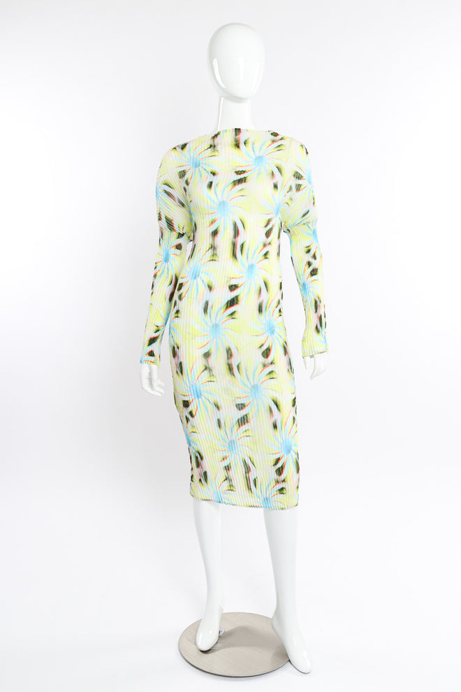 Julia Heur Burst Pleat Dress front view on mannequin @Recessla