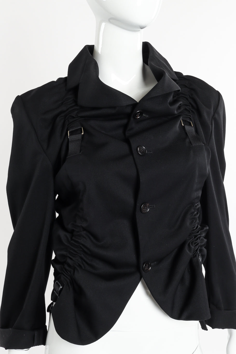 Junya Watanabe 2003 S/S Parachute Harness Jacket front on mannequin closeup @recessla