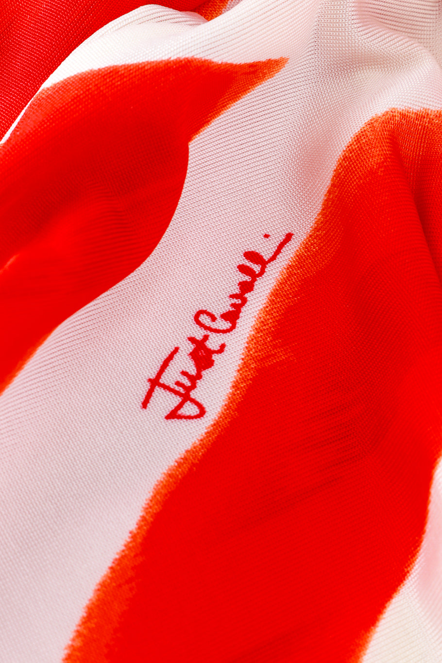 Just Cavalli Animal Stripe Sheath Dress printed signature closeup @recess la