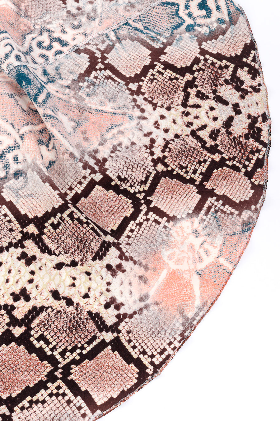 Just Cavalli Patchwork Snake Print Silk Dress – Recess
