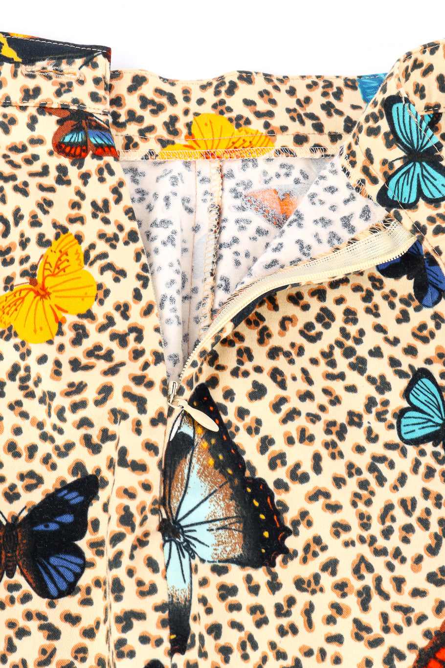 Butterfly jacket and skirt set by Kenzo flat lay skirt zipper @recessla
