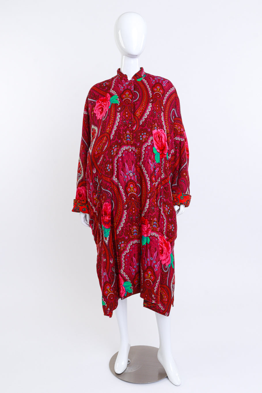 Kenzo Rose & Paisley Quilted Coat @RECESS LA