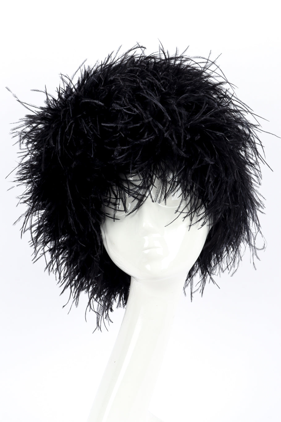 Marabou Feather Hat by Kokin on mannequin @recess LA