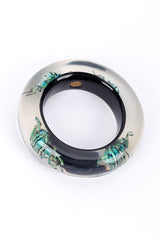 Kolos Designs Iridescent Beetle Lucite Cuff I top view @recessla