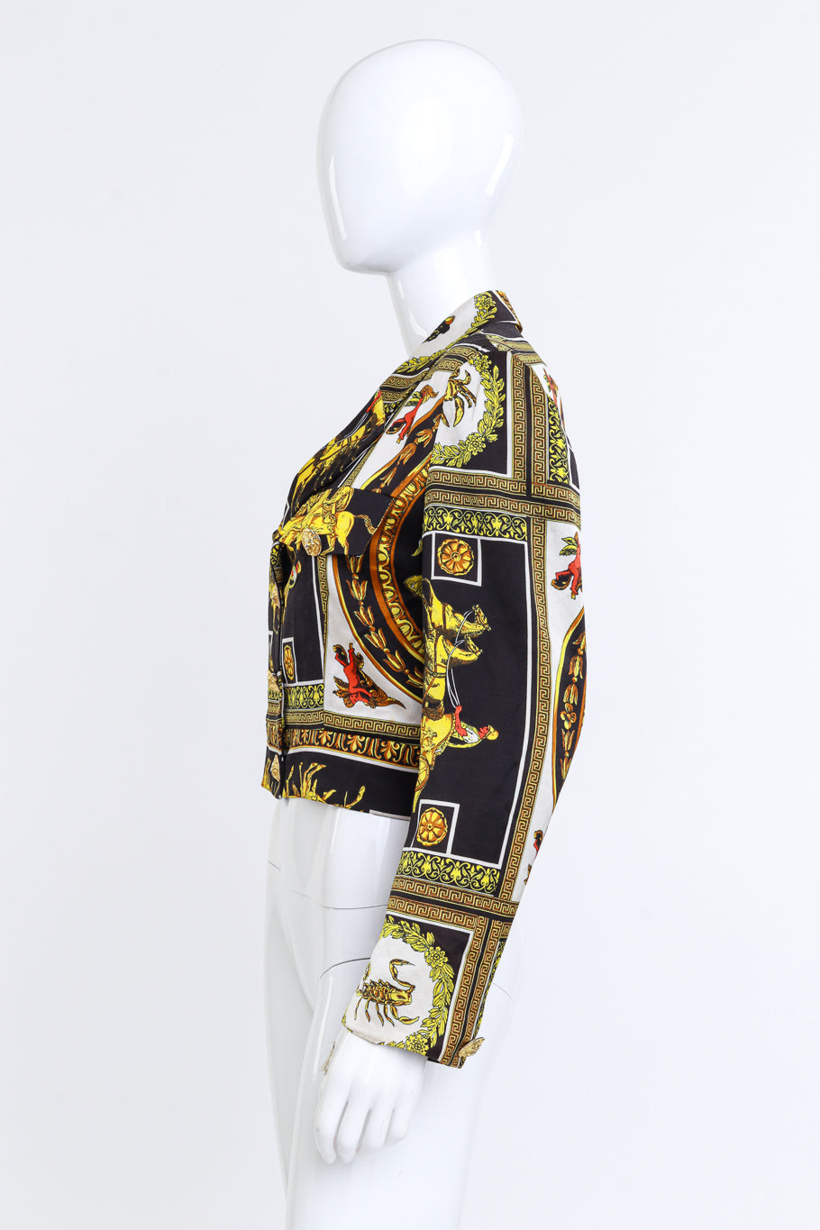 Kamosho Zodiac Baroque Crop Blazer @RECESS LA