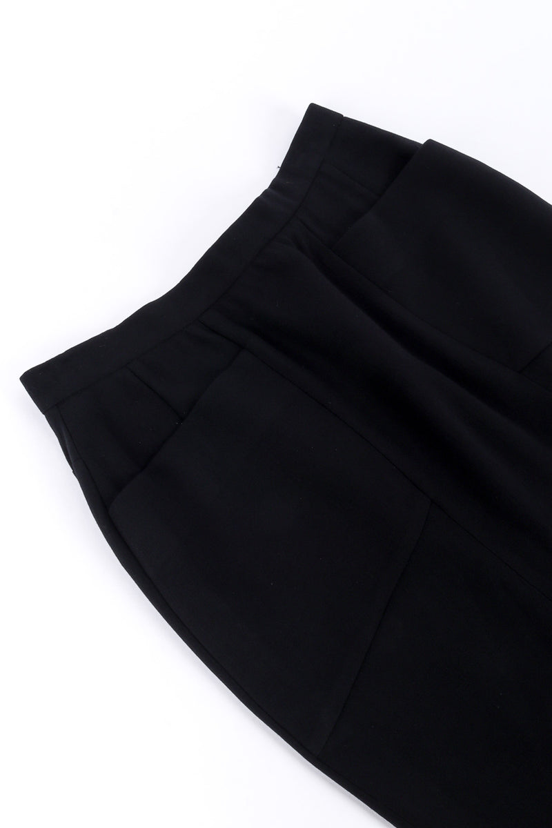 Vintage Karl Lagerfeld Two Pocket Slits Skirt waist closeup @recessla